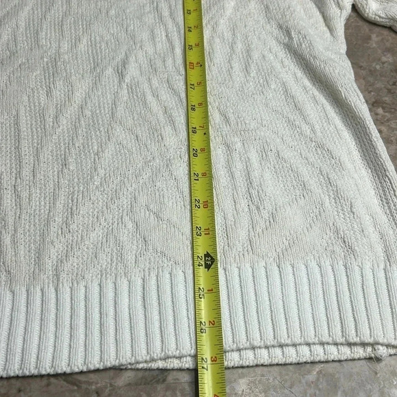 Cotton knit  chunky Sweater,men Small,Textured,ribbed,thick crew neck,Canada,vtg - Picture 8 of 11